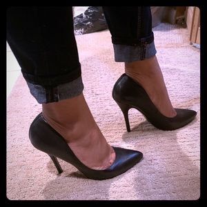 Steve Madden galleryy black leather